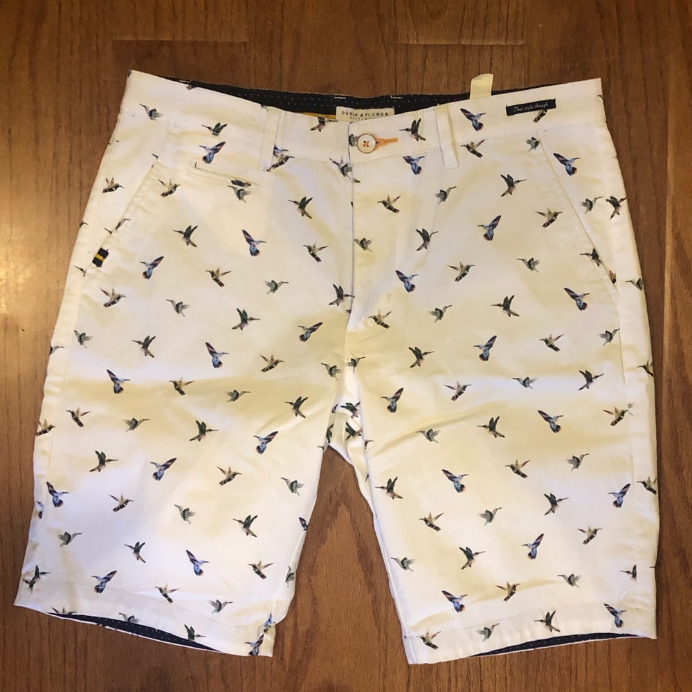 Denim & Flower, Hummingbird Dress Shorts